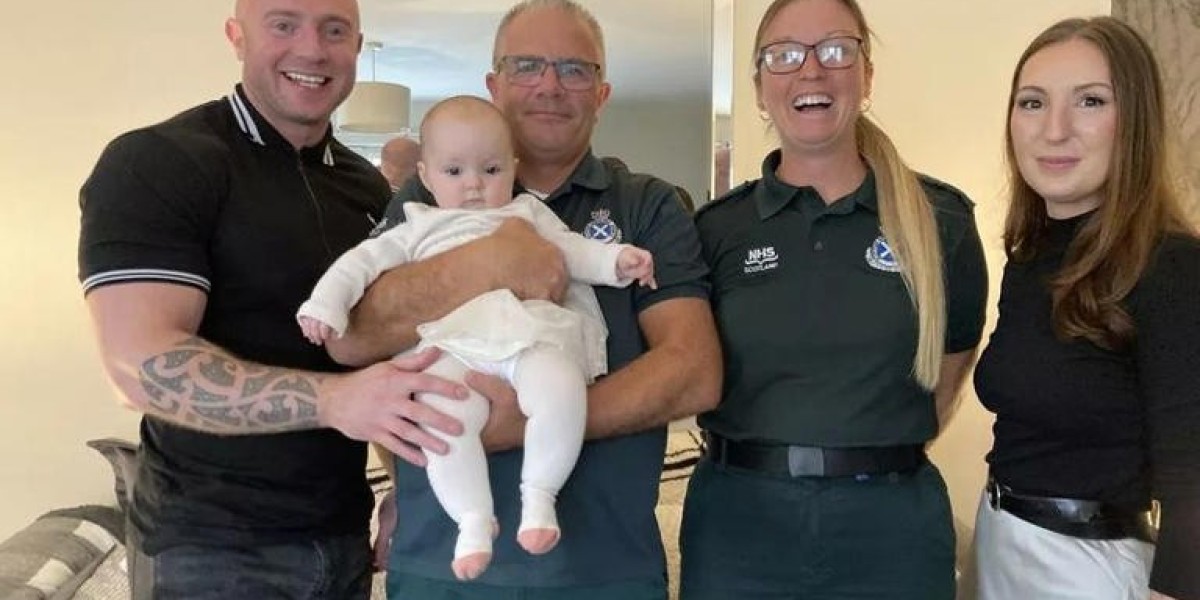 Scottish paramedics reunited with baby they saved during 'terrifying' birth